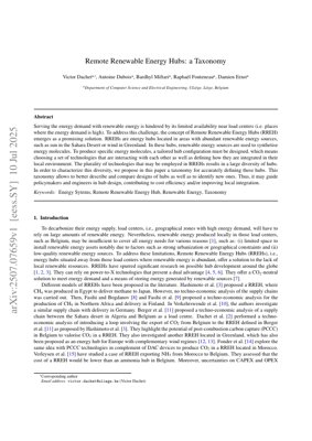 PDF ডকুমেন্ট কভার - প্রত্যন্ত নবায়নযোগ্য শক্তি কেন্দ্র শ্রেণীবিন্যাস: নকশা ও তুলনামূলক কাঠামো